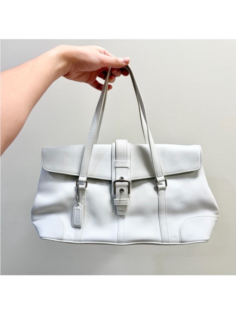 Coach Vintage Hamptons Flap Satchel Bag - Picture 1 of 14